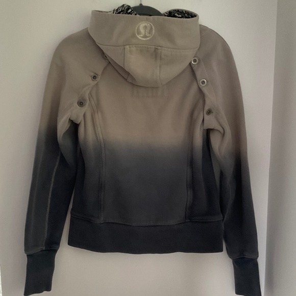 Lululemon Special Edition Dip Dye Ombré Scuba Hoodie Vest Size 6 - Picture 4 of 10